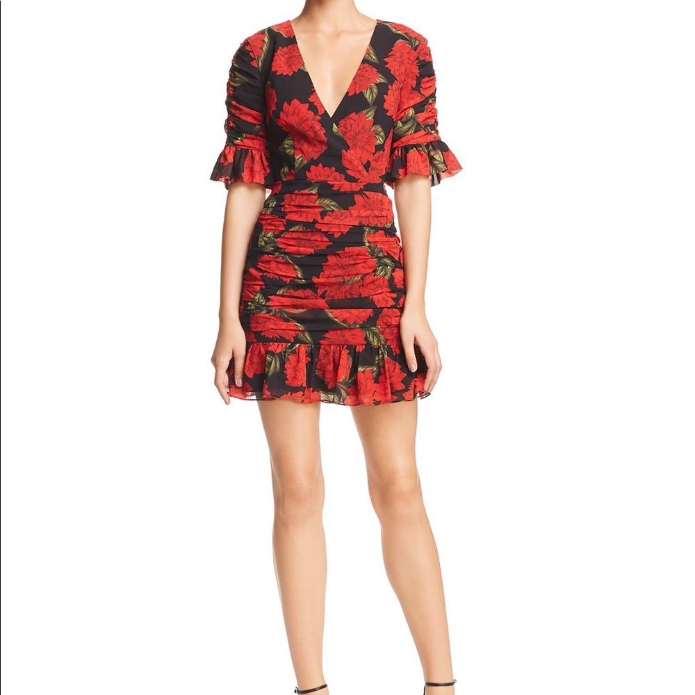 Floral mini dress